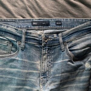 BKE Jake Faded Destroyed Denim Jeans 36x36